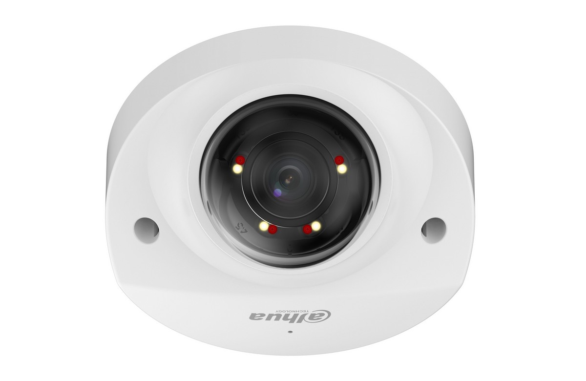 Camera supraveghere IP Dahua IPC-HDBW2449F-AS-IL-0280B, 4MP, WizSense, Iluminare duala, Microfon, PoE, IP67