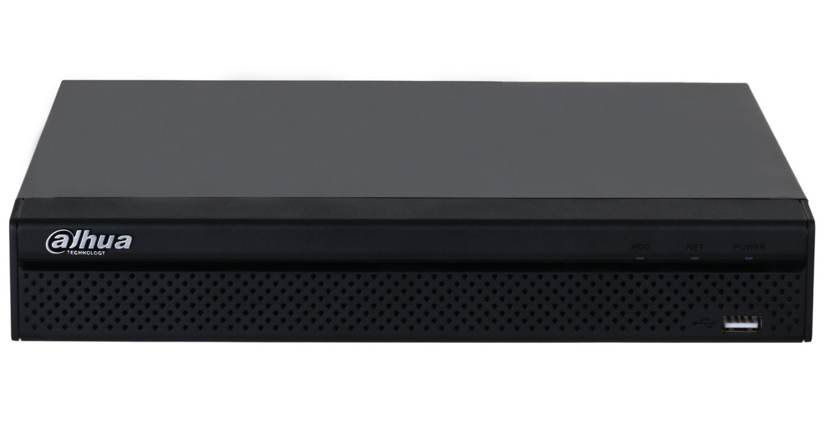 NVR 4 canale Dahua Eco Series, pana la 12MP, NVR2104HS-P-4KS3, 4x PoE, 36W, 1x port SATA