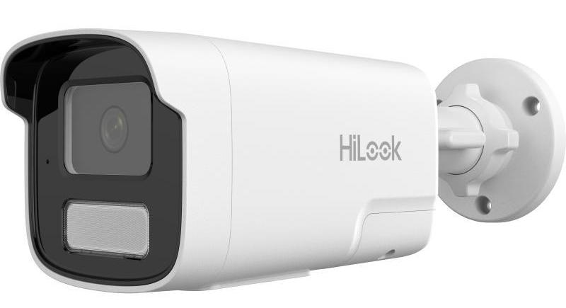 Camera supraveghere IP Hikvision HiLook IPC-B480HA-LUF/SL(4mm), 8MP, Smart Hybrid Light, Audio, PoE, IP67
