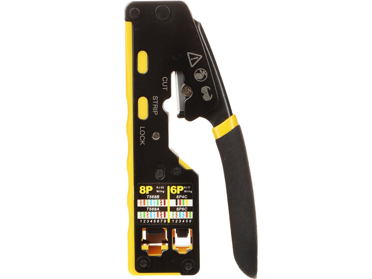 Cleste sertizare pentru conectori RJ de tip EZ, HT-6088T