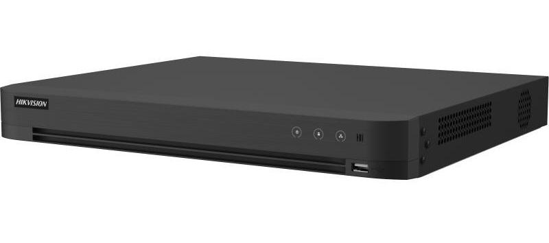 DVR 8 canale AcuSense Hikvision iDS-7208HUHI-M2/X/4A+8/4, pana la 8MP, latime banda 256Mbps, 2 porturi SATA