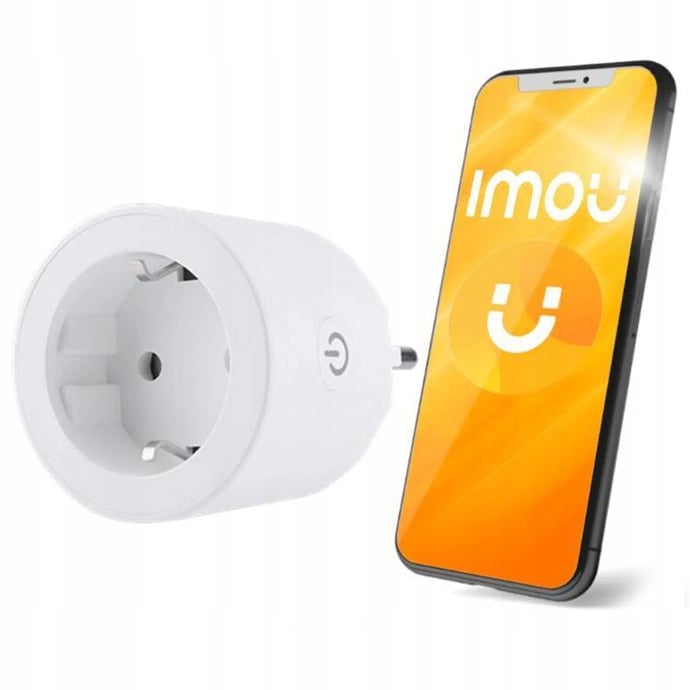 Priza inteligenta Imou CE2P, 16A, Wi-Fi 2.4GHz, protocol Matter, Bluetooth,  control aplicatie, rezistent la flacari
