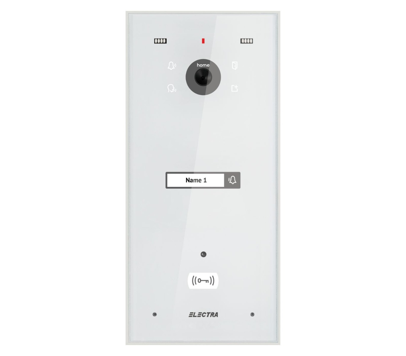 Post exterior videointerfon, 1 familie, alb, montaj ingropat, Electra VPH.01F03.ELWTL