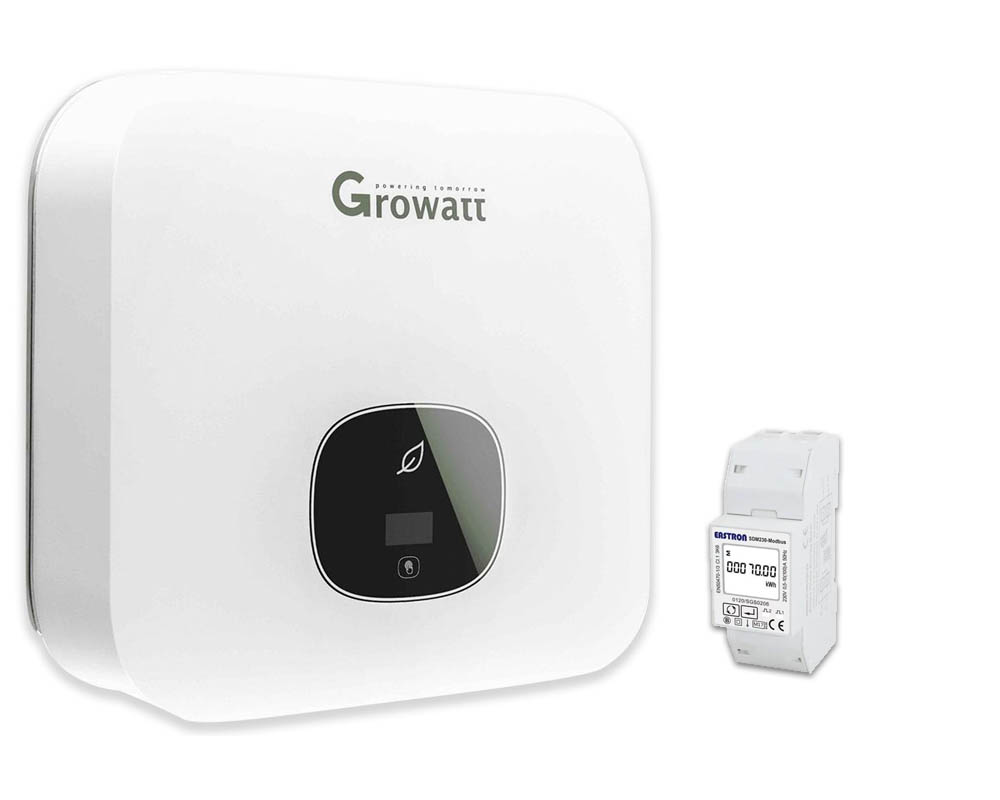Invertor ON-GRID, 3KW, pentru sisteme fotovoltaice Monofazat si Contor inteligent Monofazic, MIN3000(AFCI)-Meter1