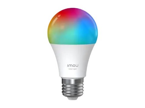 Bec inteligent Imou IOT-CL2B-MAT-EU, E27, 16 milioane culori, 806Lm, temperatura 2700K-6500K, 9W, dimmer, aplicatie mobila