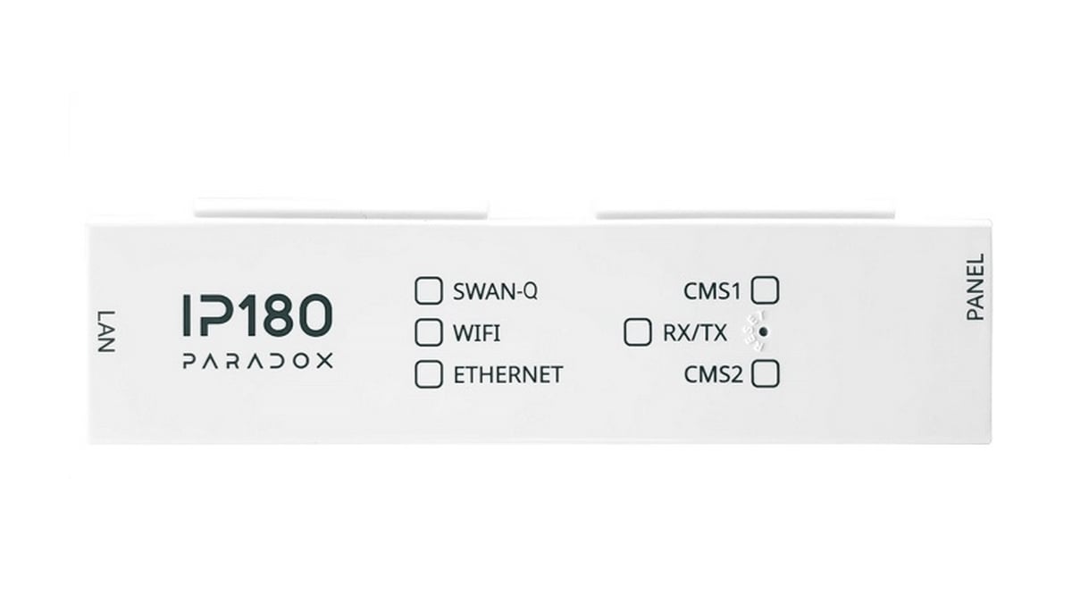 Modul internet Paradox Ip180-N MQ, Wi-Fi 2.4GHz, Ethernet 10/100Mbps, tehnologie MQTT, aplicatia BlueEye