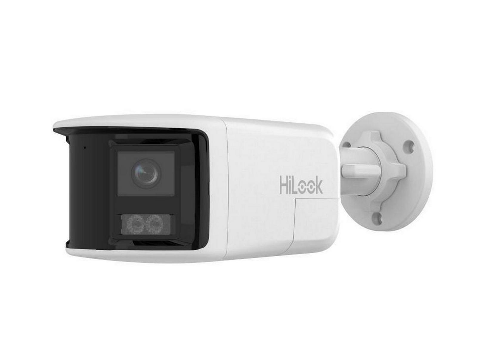 Camera supraveghere IP Hikvision HiLook IPC-B480HAD-LUF/SL, 8MP, Smart Hybrid Light, slot microSD, audio bidirectional, alarma stroboscopica, PoE, IP67