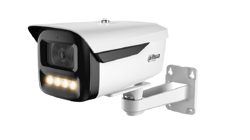 Camera supraveghere IP Dahua IPC-HFW2249M-S-LED-0360B-B-PRO, 2MP, Full-Color, lentila 3.6 mm, IR LED alb 50m, microfon, audio in/out, PoE, IP67, WizSense