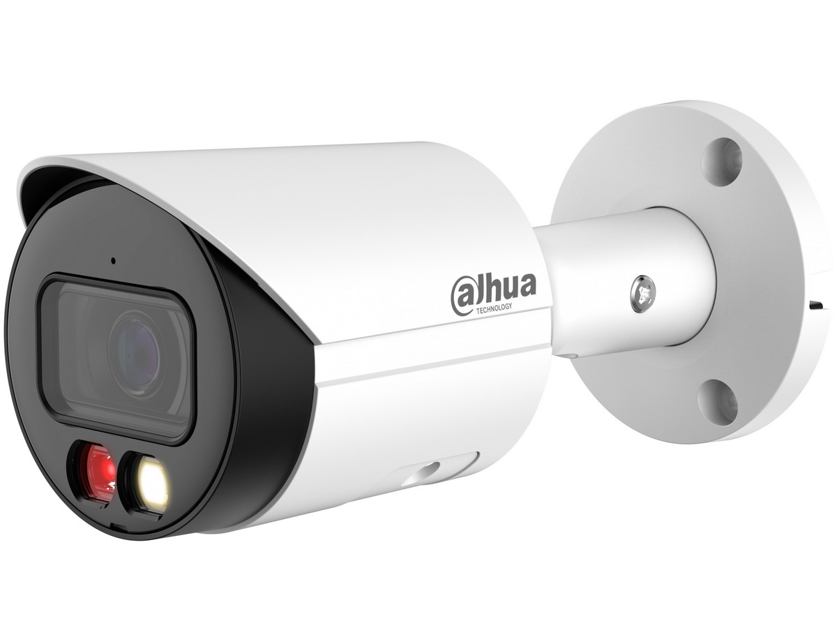 Camera IP WizSense Dahua IPC-HFW2249S-S-IL-0360B, 2MP, lentila 3.6mm, iluminare duala LED + IR 30m, microfon, slot microSD, PoE, IP67