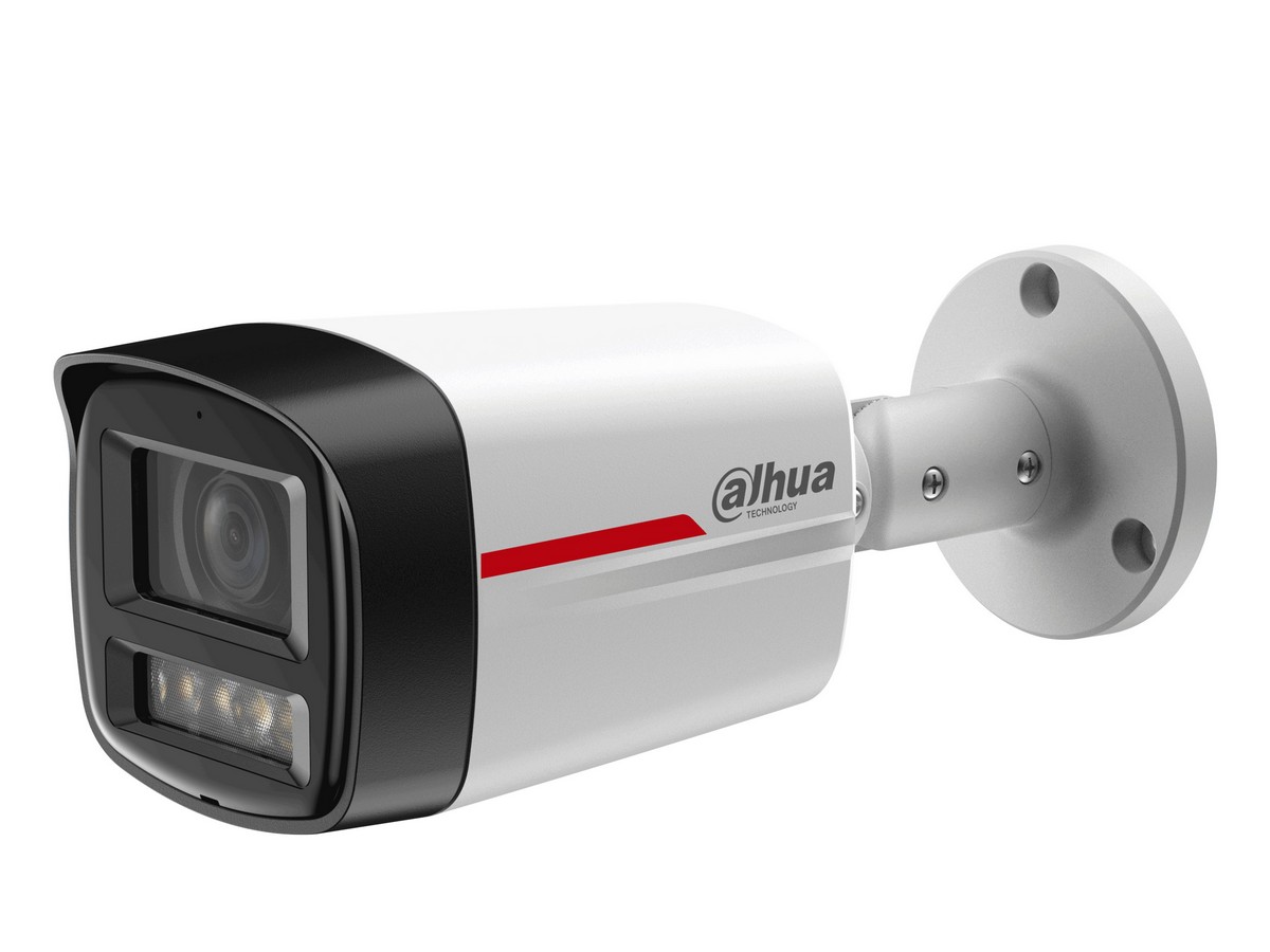 Camera supraveghere IP Dahua WizSense IPC-HFW2249TL-S-LED-0280B-PRO, 2MP, 2.8mm, WizColor, LED alb 50m, slot card microSD, microfon, PoE, IP67
