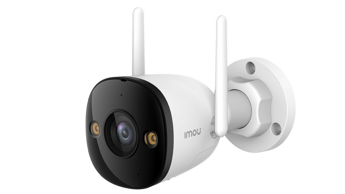 Camera de exterior Imou Bullet Wi-Fi 6, 5MP, 2.8mm, Iluminare duala IR si LED 30m, Audio, Alarma, MicroSD, IP67, IPC-S3EP-5M0WE-0280B