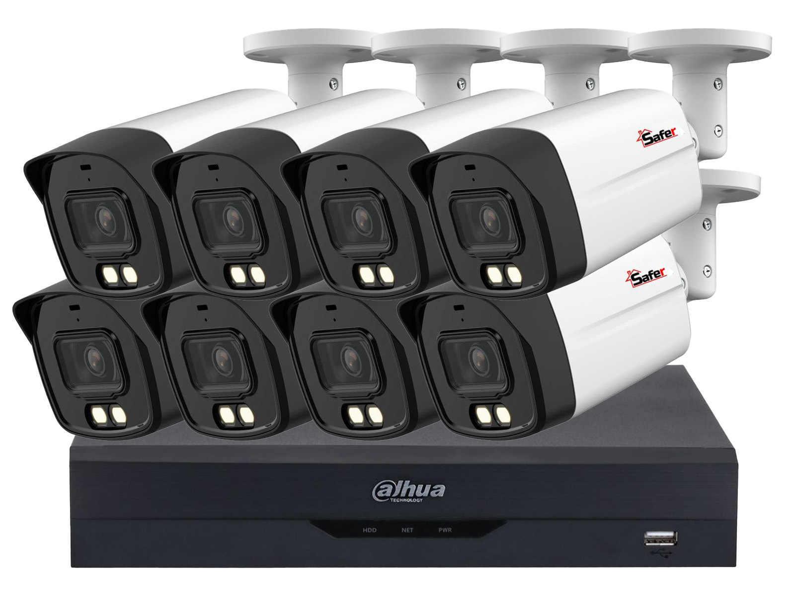 Sistem supraveghere 8 camere, 5MP, IR 40 metri, KIT8HD80M