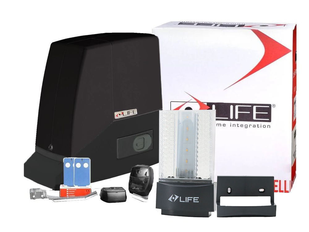 Kit automatizare Porti Culisante pana la 2T, 2000 KG Life Acer2000, Motor 230V, 2000N, 450W