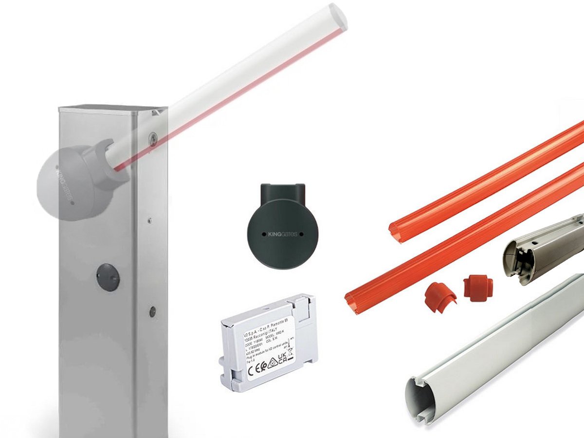 Kit bariera acces auto KING GATES NUURKIT6, lungime 6m, 24V, IP54