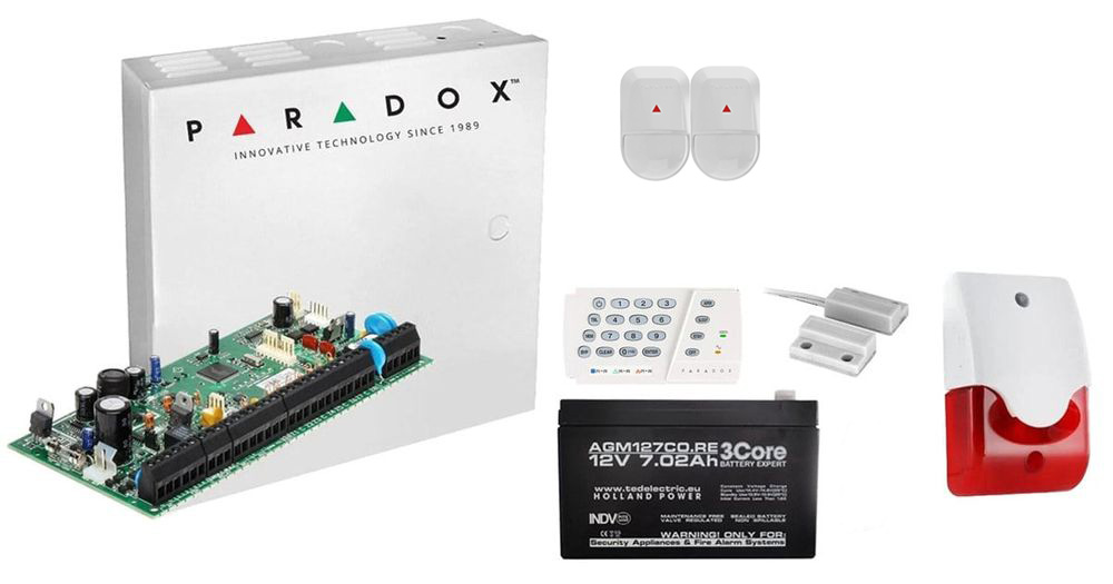 Kit sistem alarma Paradox SP6000 de interior KIT SP6000 INT