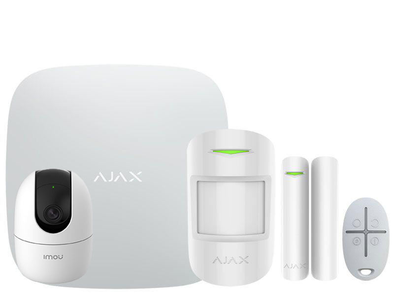 Kit sistem de alarma IP / GSM wireless Ajax 2 zone KITAJAX + camera IMOU si card MicroSD IMOU