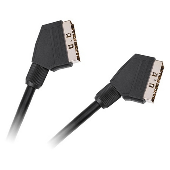 Cablu SCART–SCART Cabletech Standard 1,5 m, conectori auriti, dublu ecranat, KPO3961-1.5