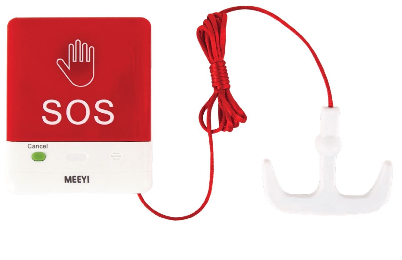 Buton de panica wireless LoRa, functie de apelare si anulare, 868.5MHz, distanta de comunicare 500m, ABS, IP56, L-FS2-WR-D(868)