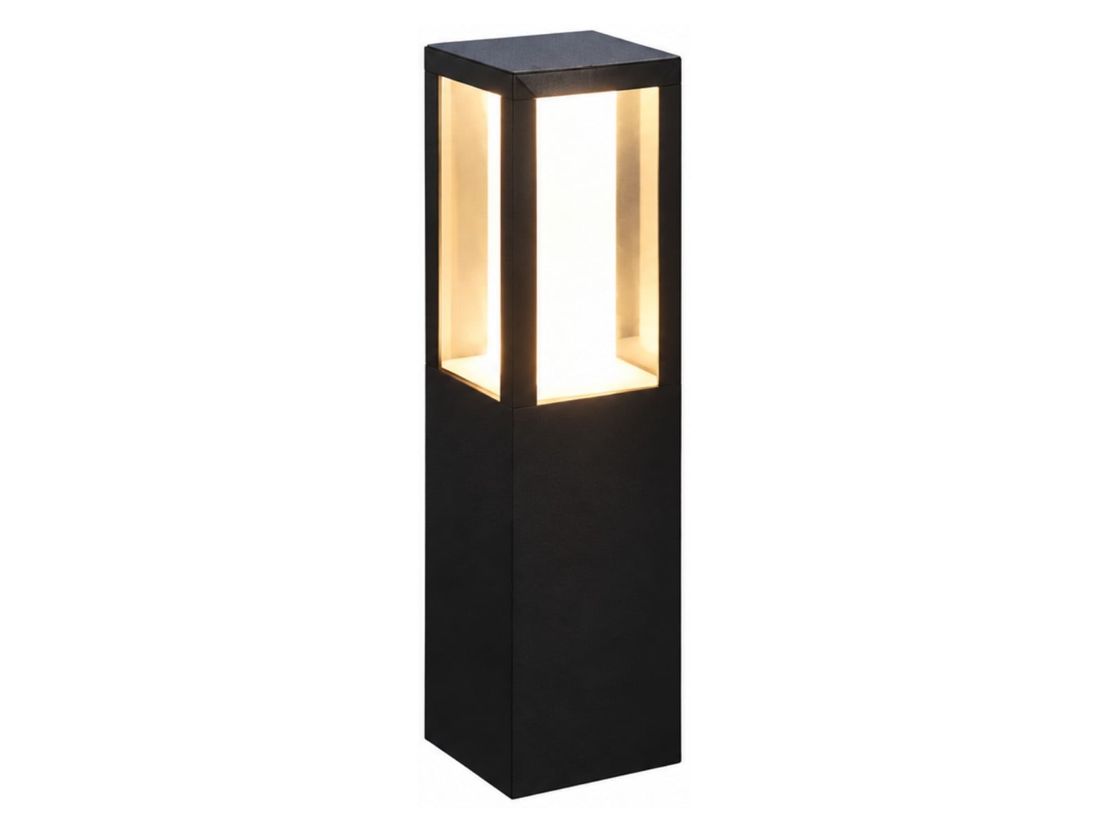 Lampa LED inteligenta de exterior tip stalp Philips Hue Impress 8718696170502, RGBW, 8W, 1180 lm, 2000-6500K, Zigbee, IP44, control aplicatie, negru