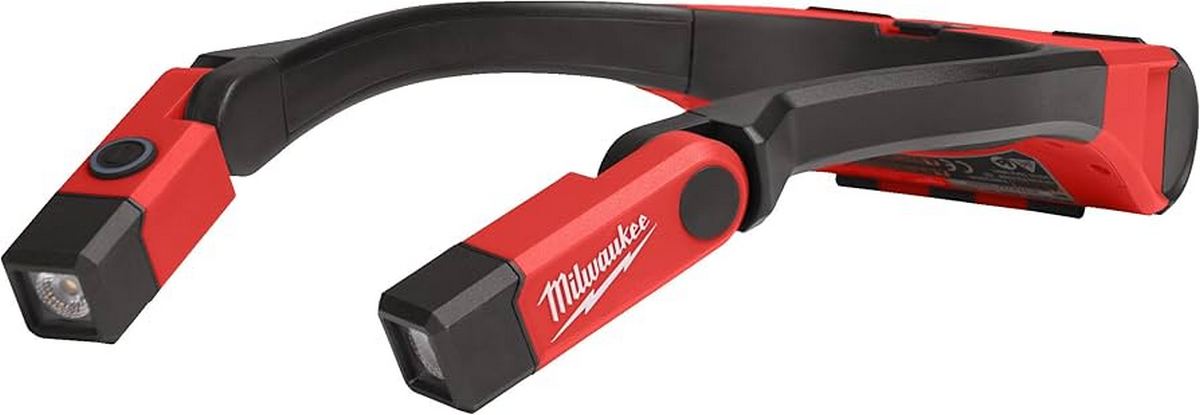 Lanterna LED pentru gat Milwaukee, model L4NL400-301, 400 lumeni, acumulator 4V, incarcare prin cablu USB, 4933479898