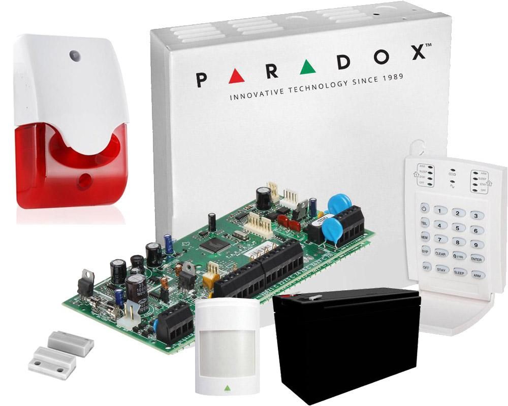 Kit sistem alarma Paradox SP5500+K10 de interior KITSP55K10INT