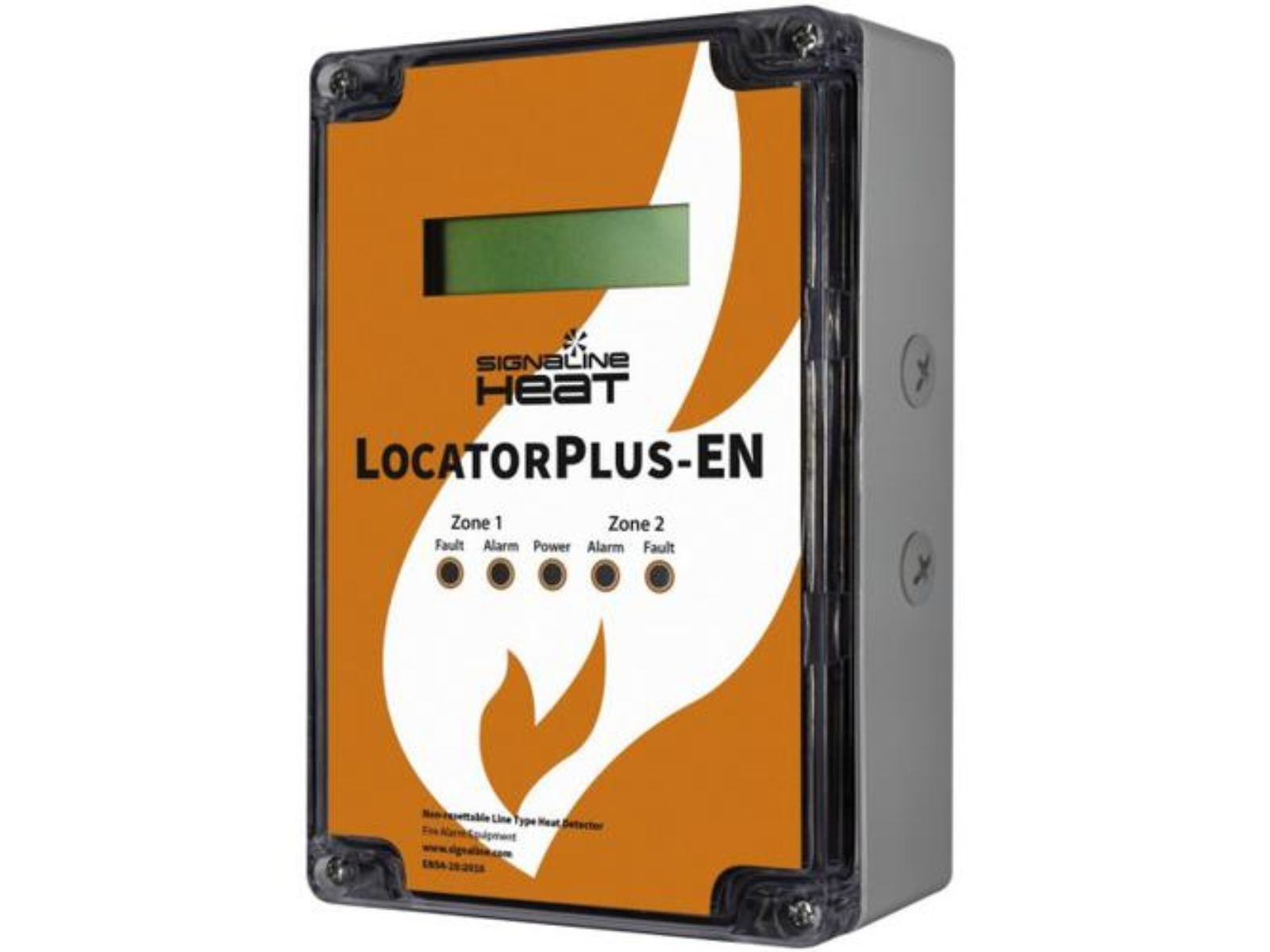 Locator detectie termica Signaline LocatorPlus-EN, 2 zone alarma, pentru cablu FT-EN, interfata LCD, EN54-28, IP65, CSSIGLP002