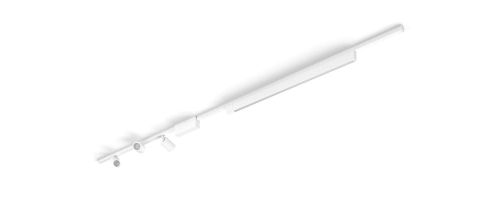 Kit iluminat LED inteligent pe sina Philips Hue Perifo 8719514407824, 44.6W, 3580 lm, RGBW, 2000-6500K, Bluetooth, Zigbee, IP20, alb