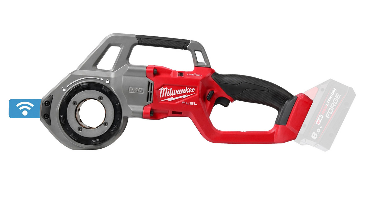 Dispozitiv pentru filetat tevi 1 1/4 inch, Milwaukee, filiera electrica, M18 FPT114-0C, 4933480220