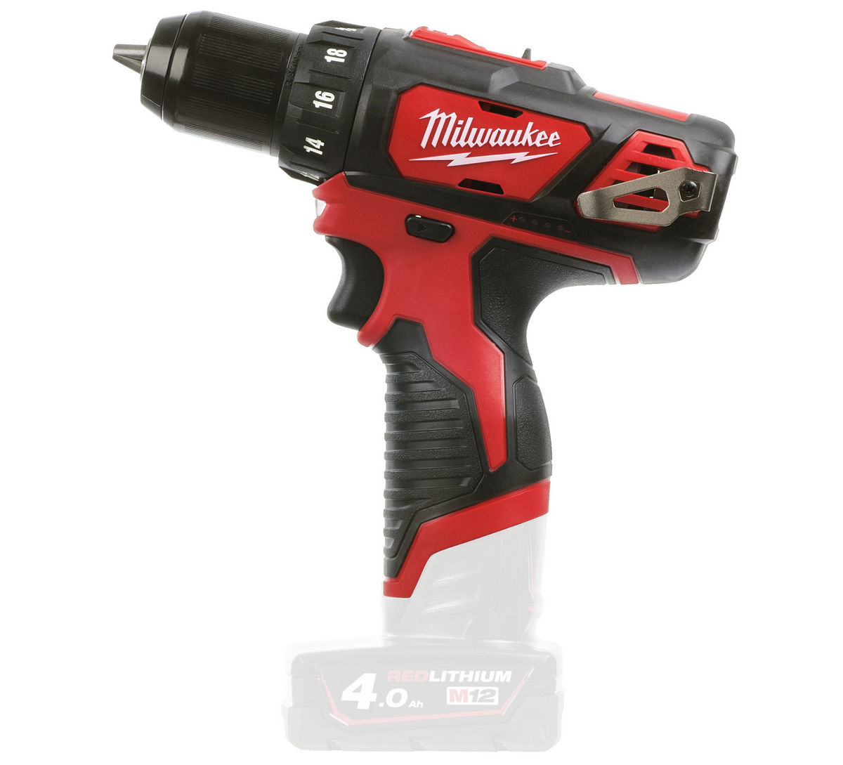 Masina de gaurit subcompacta Milwaukee M12 fara acumulator, cuplu 30Nm, mandrina metalica 10mm, BDD-402C 4933441930