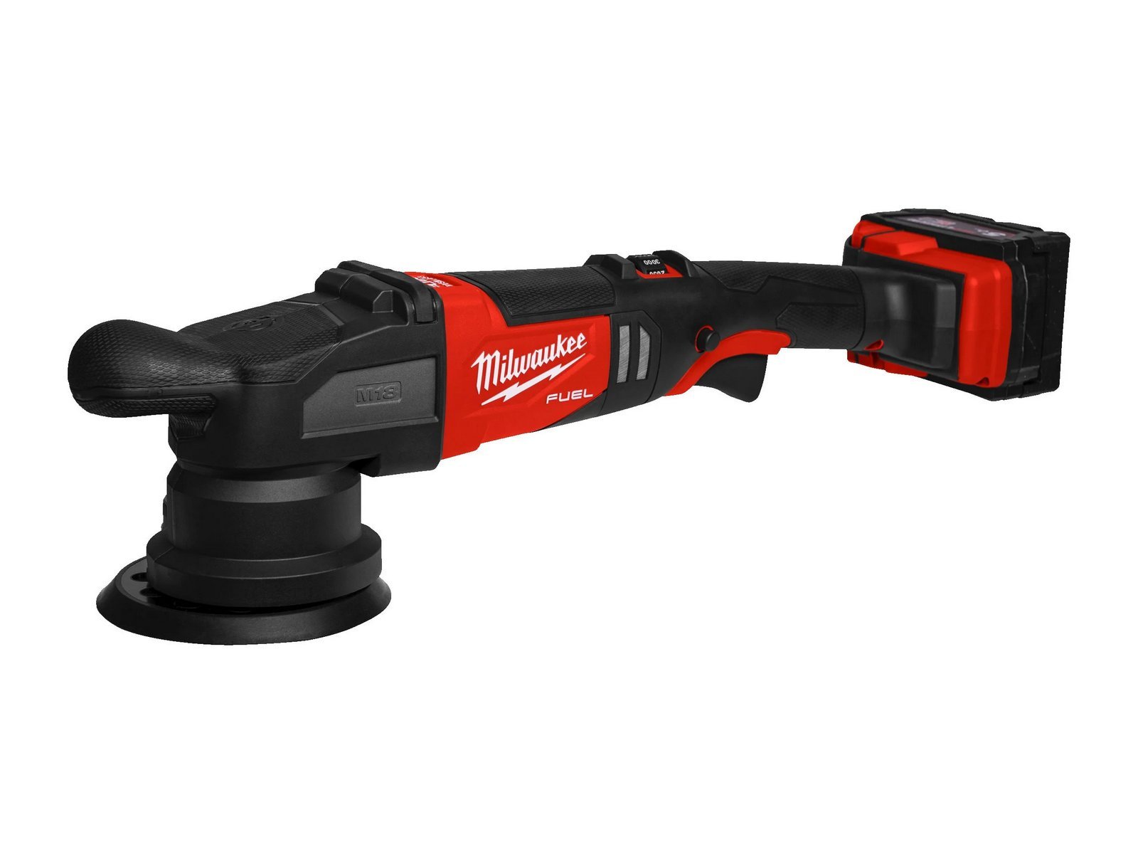 Masina de polisat orbitala Milwaukee M18 FUEL, functie orbitala 15mm, 2x acumulator, 1x incarcator, cutie HD, 4933478835