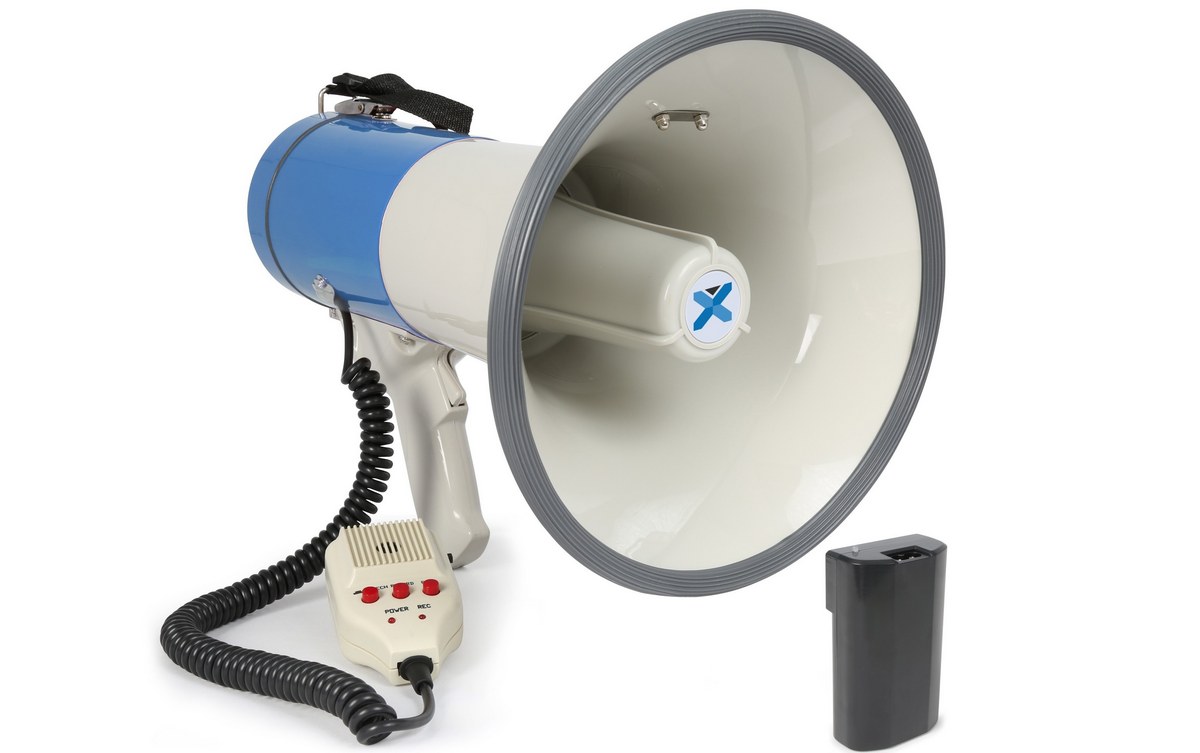 Megafon cu acumulator Vonyx MEG065, 65W, panou control MP3, USB, SD
