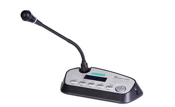 Microfon delegat de masa cu 5 butoane pentru vot DSPPA D6222, 24V, 1.5W