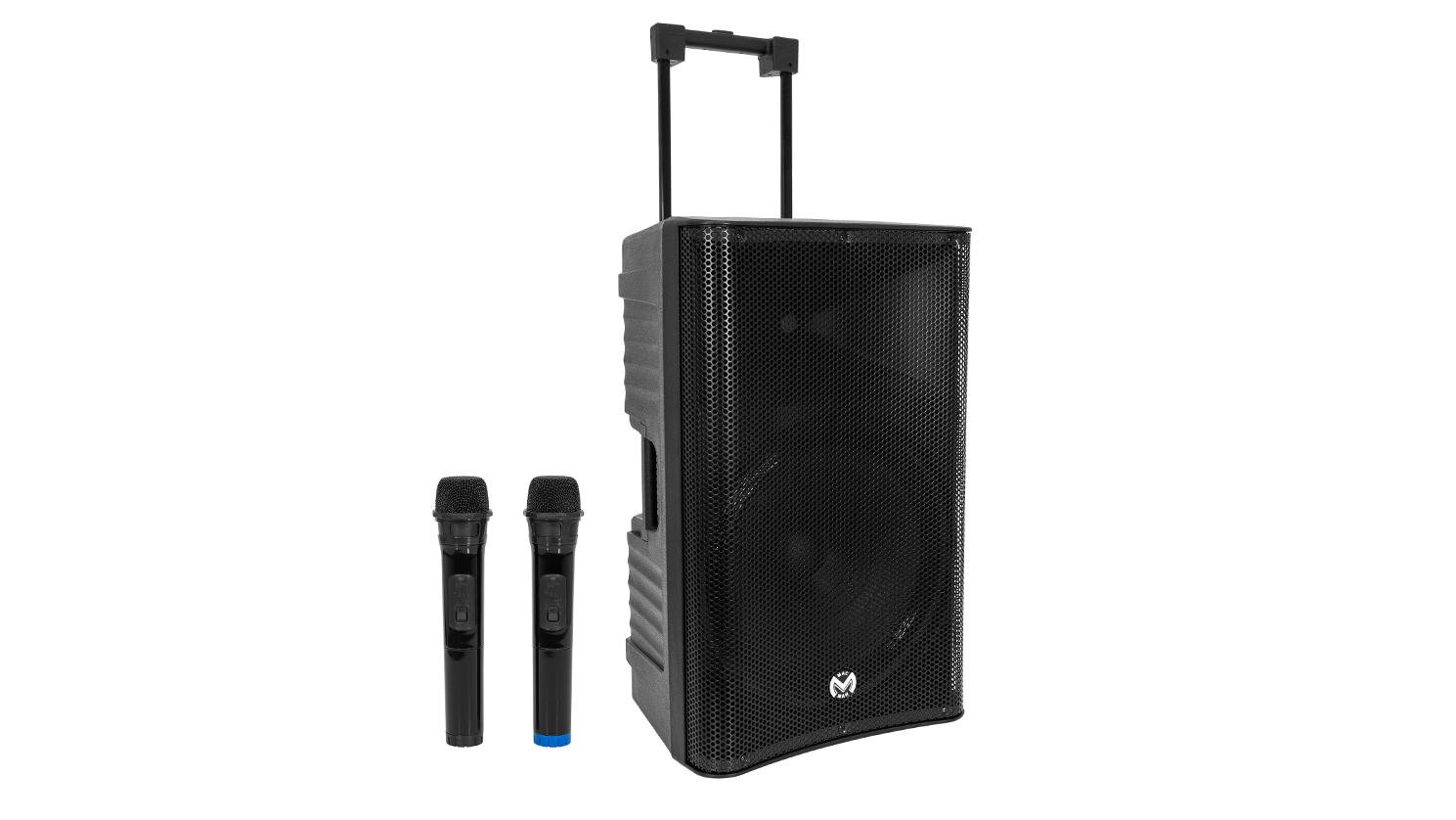 Boxa portabila 15inch/38 cm, 300 W RMS, TWS, 2 x microfoane incluse, MOBILEPRO15