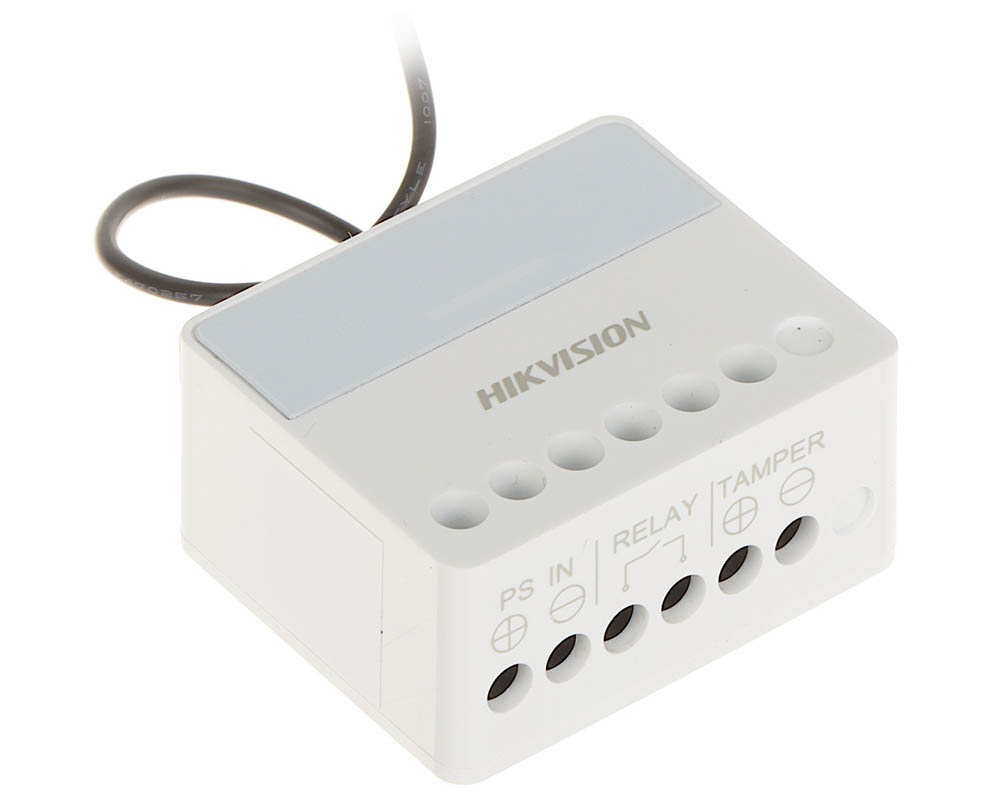 Modul de tip Releu Wireless Hikvision AX PRO, DS-PM1-O1L-WE