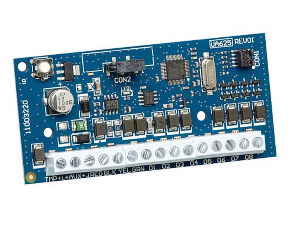 Modul 8 iesiri programabile DSC PRO-HSM2208, 12VDC/50mA, pentru seria PowerSeries NEO si PRO