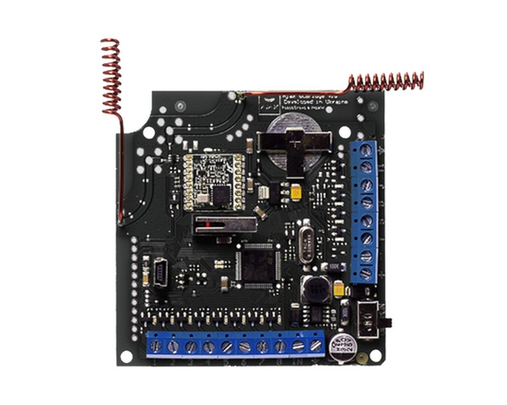 Modul receptor AJAX OcBRIDGE PLUS pentru integrare detectori Ajax in centrala cablata sau hibrida, 8 zone, NO/NC, EOL, 2EOL