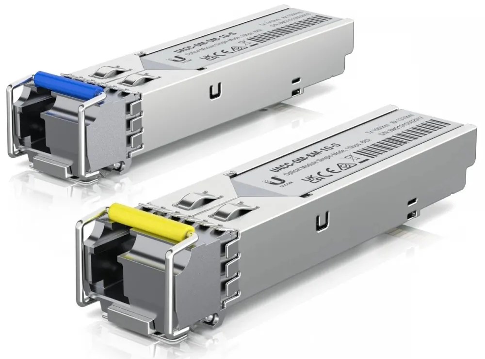 Module SFP+ Ubiquiti UFiber UACC-OM-SM-1G-S-2, Single-mode, conector LC, 3km, 1.25Gbps