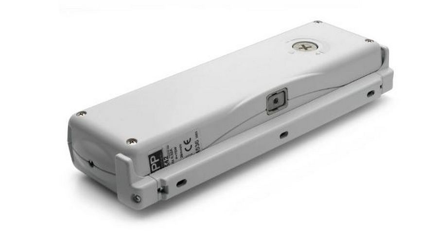 Motor cu lant pentru desfumare ferestre TOPP ACK4 RWA, 24V, cursa reglabila 400 mm, 300N, IP55, certificare EN 12101-2, argintiu