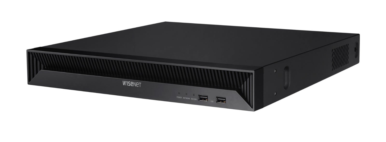NVR IP Hanwha Wisenet QRN-1630S, 16 canale, 8MP 4K UHD, 16 porturi PoE, H.265, 2 x SATA, HDD max. 20TB, HDMI, ONVIF, 128Mbps