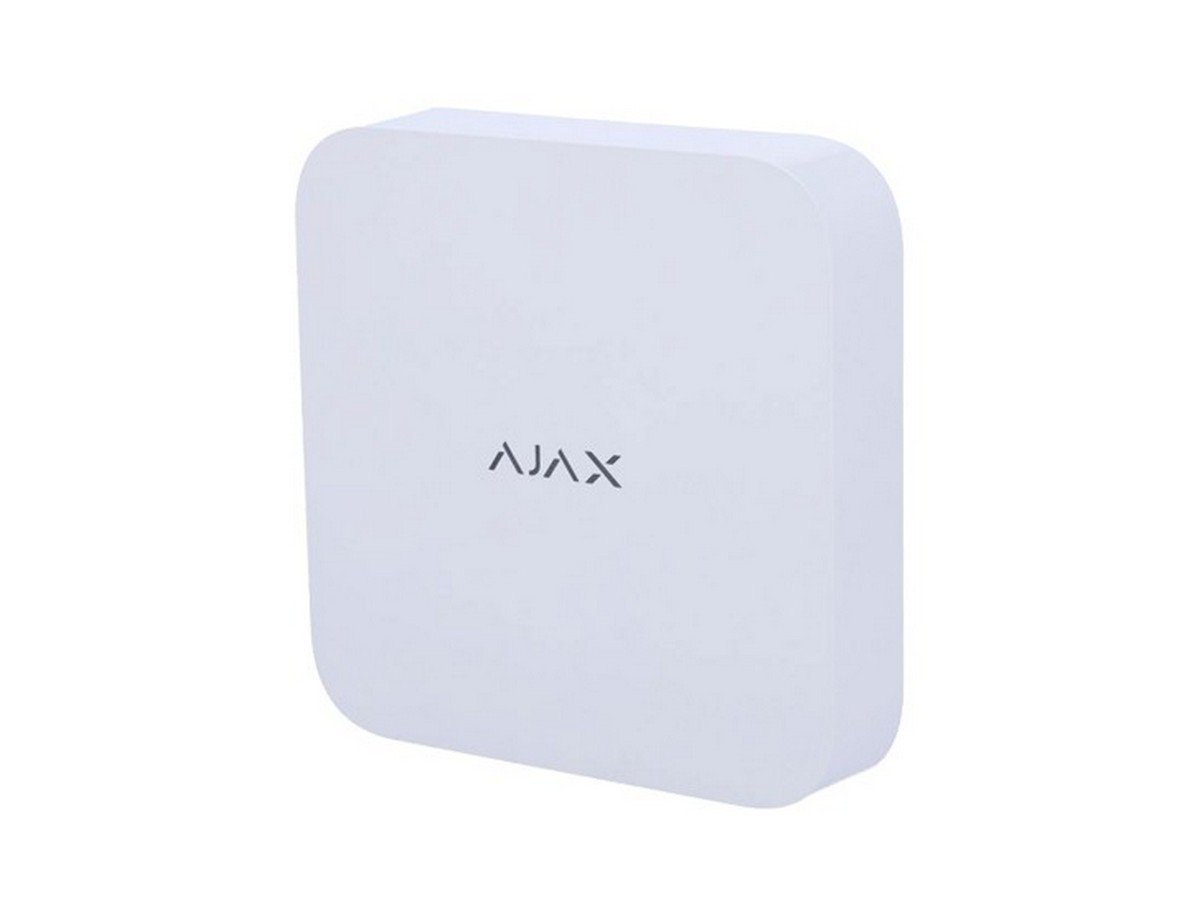 NVR 16 canale, 8MP 4K, stocare 1x SATA 16TB, 100Mbps, compatibil ONVIF, Ethernet, Bluetooth, IP20 Ajax NVR16(W)-70934