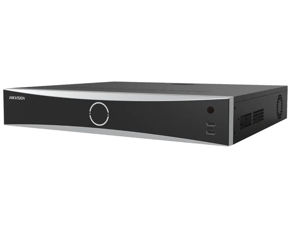 NVR 32 canale, 12 MP, 160 Mbps bandwidth, compresie video H.265+, AcuSense, Hikvision, DS-7732NXI-I4S(C)