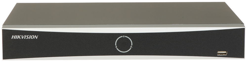 NVR 4 canale cu PoE, AcuSense, 8MP 4K, 80 Mbps, 50W, 1U, 1x SATA, Hikvision DS-7604NXI-K1/4P