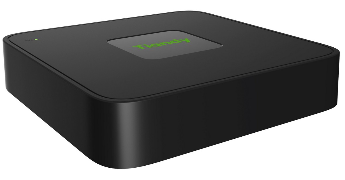 NVR 4 canale seria AK Tiandy TC-R3104, 5MP, 4x PoE, 28W, Functii AI, 2x USB, 1 slot SATA