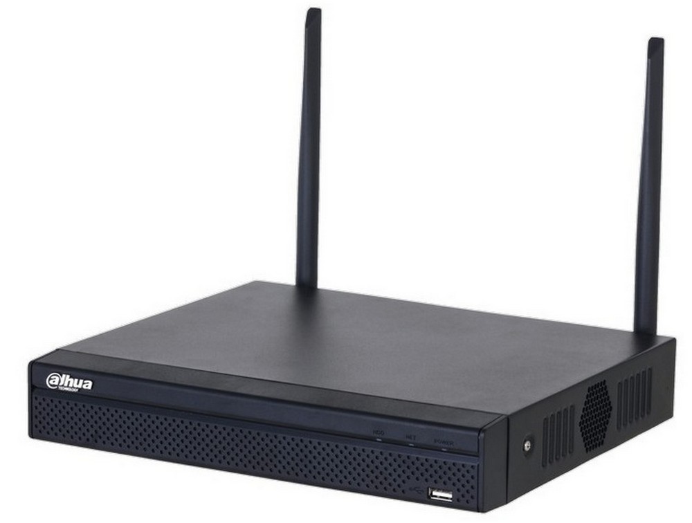 NVR 4 canale wireless, 6 MP, bandwidth 40 Mbps, Dahua, NVR1104HS-W-S2-CE