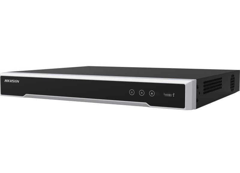 NVR 8 canale, 8K, Hikvision DS-7608NI-M2/8P, PoE, 256 Mbps, 2x port SATA, Alarma 4/1
