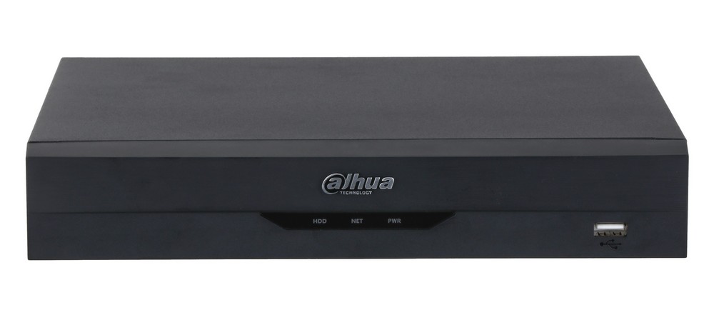 NVR 8 canale cu PoE, 72W, WizSense, pana la 16MP, latime de banda 256Mbps, 1x SATA, Dahua NVR4108HS-8P-EI