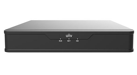 NVR 8 canale PoE 4K, latime de banda 64Mbps, 1x SATA, VCA, Uniview NVR301-08S3-P8
