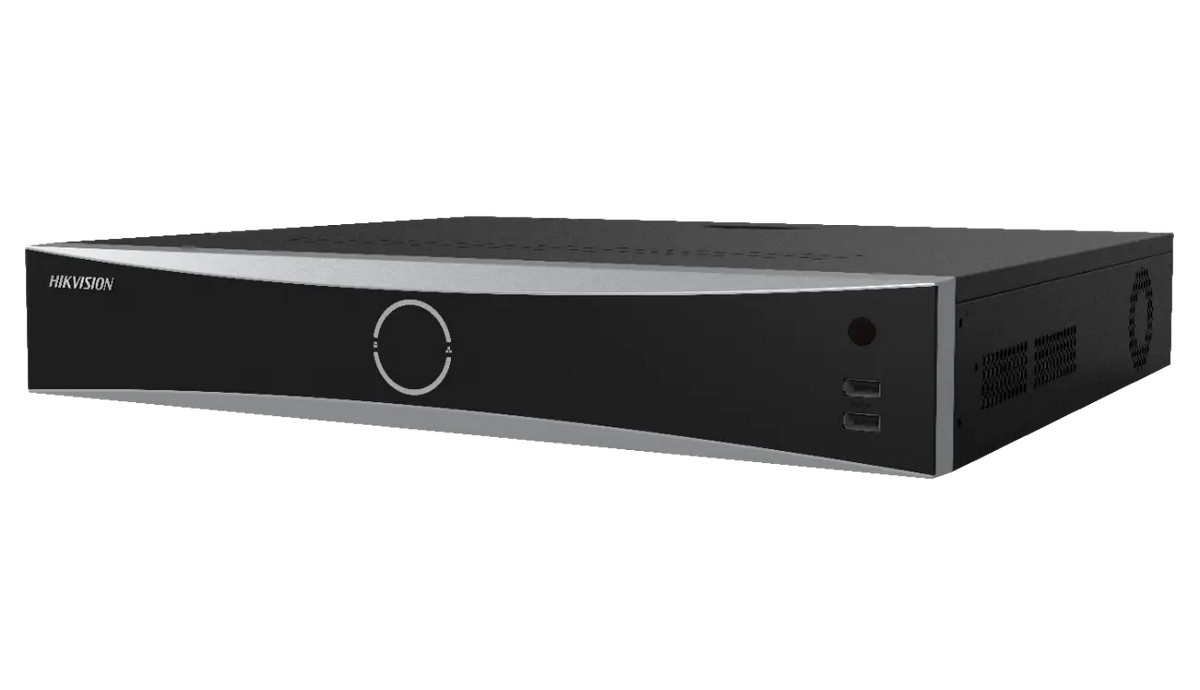 NVR 32 canale AcuSense, 12MP, 256 Mbps, 4x SATA, Functii AI, Hikvision DS-7732NXI-K4