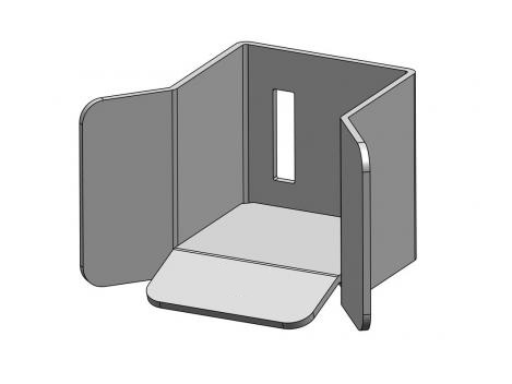 Opritor capat de cursa inferior, galvanizat HC75