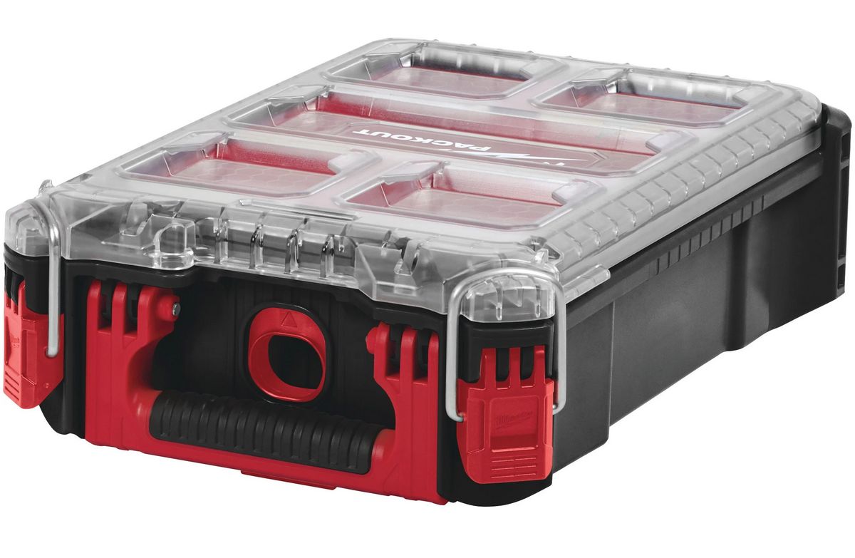 Organizator PACKOUT Milwaukee, 10 cutii detasabile, IP65, 4932464083